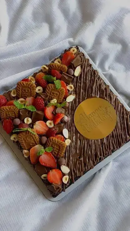 Nutella Lotus Brownie Slab Karachi
